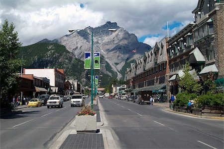 Banff, Banff National Park, UNESCO World Heritage Site, Alberta, Rocky Mountains, Canada, North America Stock Photo - Rights-Managed, Code: 841-05960402