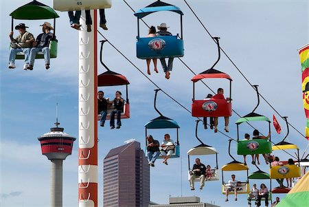 funiculares - Calgary Stampede, Stampede Park, Calgary, Alberta, Canada, Amérique du Nord Photographie de stock - Rights-Managed, Code: 841-05960419