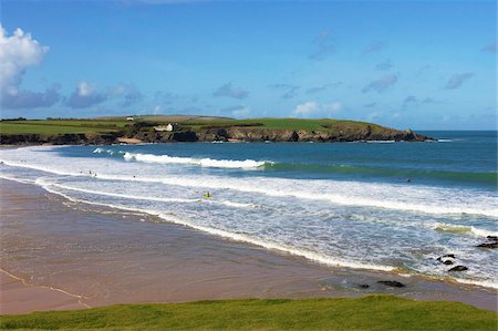 simsearch:841-05848589,k - Surfeurs, Harlyn Bay, Cornwall, Angleterre, Royaume-Uni, Europe Photographie de stock - Rights-Managed, Code: 841-05960437