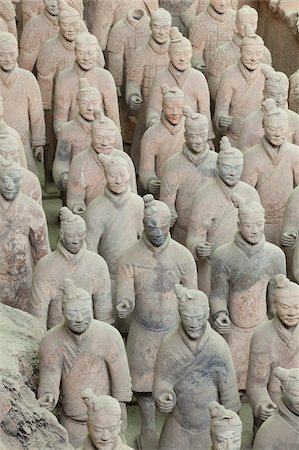 simsearch:841-06033289,k - Terracotta Warriors Army, Pit Number 1, Xian, Shaanxi Province, China, Asia Stock Photo - Rights-Managed, Code: 841-05960671