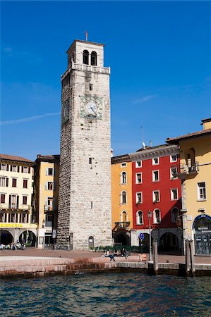 Apponale Tower, Piazza 3 Novembre, Riva del Garda, Lago di Garda (Lake Garda), Trentino-Alto Adige, Italian Lakes, Italy, Europe Stock Photo - Rights-Managed, Code: 841-05960765