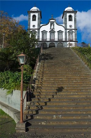 funchal - The Church of Our Lady of Monte, Funchal, Madeira, Portugal, Atlantic, Europe Foto de stock - Con derechos protegidos, Código: 841-05960827
