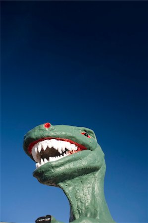 dinosaure - Roadside attraction, Route 66, Arizona, United States of America, North America Foto de stock - Con derechos protegidos, Código: 841-05960899