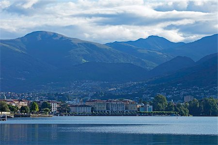 suiza - Lac de Lugano, Lugano, Canton Tessin, Suisse, Europe Photographie de stock - Rights-Managed, Code: 841-05961487