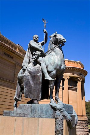 simsearch:841-06032581,k - The Offerings of War statue outside Art Gallery of New South Wales, The Domain Park, Sydney, New South Wales, Australia, Pacific Foto de stock - Direito Controlado, Número: 841-05961573