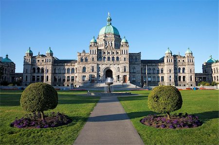 Parliament Building, Victoria, Vancouver Island, British Columbia, Canada, North America Stock Photo - Rights-Managed, Code: 841-05961733