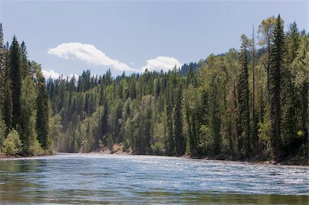 Clearwater River in Wells Grey Provincial Park, British Columbia, Canada, North America Stock Photo - Rights-Managed, Code: 841-05961784