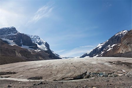 Athabasca Glacier, Columbia Icefield, Jasper National Park, UNESCO World Heritage Site, Alberta, Rocky Mountains, Canada, North America Stock Photo - Rights-Managed, Code: 841-05961803