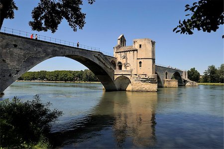 Pont Saint-Benezet and the River Rhone, Avignon, UNESCO World Heritage Site, Provence, France, Europe Foto de stock - Con derechos protegidos, Código: 841-05961842