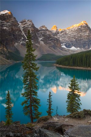 Moraine Lake, Canada, North America Stock Photo - Rights-Managed, Code: 841-05962054