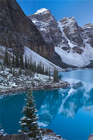 Looking across the beautiful Moraine Lake, Canada, North Americ Stock Photo - Rights-Managed, Code: 841-05962056