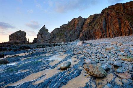 simsearch:400-03947078,k - Rocky coastline at Sandymouth, Cornwall, England, United Kingdom, Europe Stock Photo - Rights-Managed, Code: 841-05962461