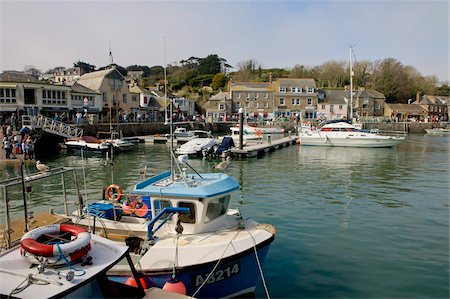 fishing boats uk - Padstow Harbour, Cornwall, England, United Kingdom, Europe Stock Photo - Rights-Managed, Code: 841-05962518