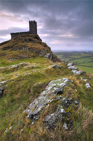 devon uk - Brentor Church, Dartmoor, Devon, England, United Kingdom, Europe Stock Photo - Rights-Managed, Code: 841-05962644