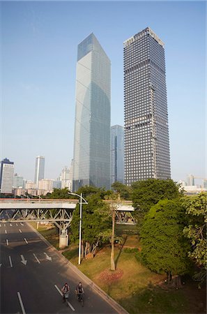 Skyscrapers in Zhujiang New Town area, Tianhe, Guangzhou, Guangdong Province, China, Asia Stock Photo - Rights-Managed, Code: 841-05962676