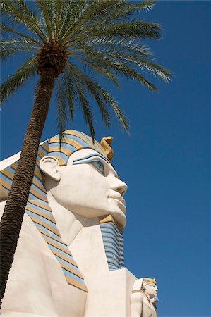 réplica - L'hôtel Luxor, Las Vegas, Nevada, États-Unis d'Amérique, l'Amérique du Nord Photographie de stock - Rights-Managed, Code: 841-05962759