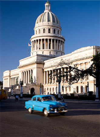 Capitolio, Central Havana, Cuba, West Indies, Central America Foto de stock - Con derechos protegidos, Código: 841-06034009