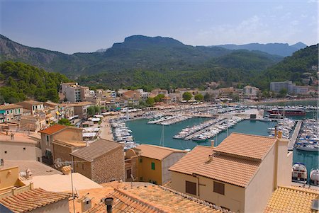 spain traditional building - Old Town, Soller, Mallorca, Balearic Islands, Spain, Mediterranean, Europe Stock Photo - Rights-Managed, Code: 841-06034104