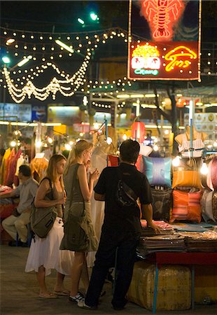 supermarket outside - Chiang Mai Night Market, Chiang Mai Province, Thailand, Southeast Asia, Asia Stock Photo - Rights-Managed, Code: 841-06034140