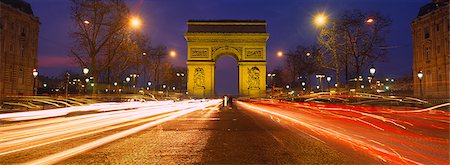 rush hour - Arc de Triomphe, Paris, France, Europe Foto de stock - Con derechos protegidos, Código: 841-06034187