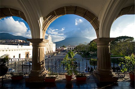 parque central - Parque Central, Antigua, Guatemala, Central America Stock Photo - Rights-Managed, Code: 841-06034206