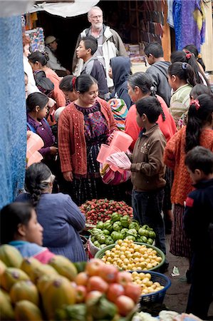 Markt, Chichicastenango, Western Highlands, Guatemala, Zentralamerika Stockbilder - Lizenzpflichtiges, Bildnummer: 841-06034217