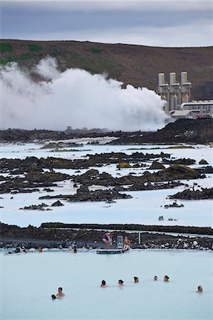 steaming hot women - Blue Lagoon Resort, Svartsengi, Iceland, Polar Regions Stock Photo - Rights-Managed, Code: 841-06034243