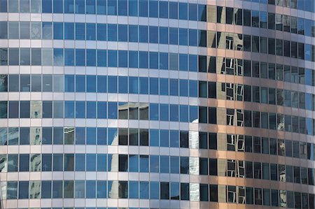 Gebäude spiegelt sich in einem Gebäude im La Défense Viertel, Paris, Frankreich, Europa Stockbilder - Lizenzpflichtiges, Bildnummer: 841-06034317