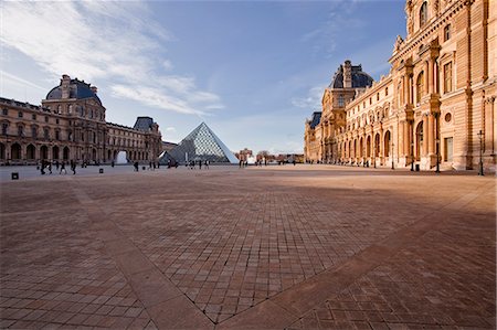 places - The Pyramid at the Louvre Museum, Paris, France, Europe Stock Photo - Rights-Managed, Code: 841-06034318