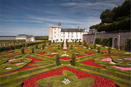 Chateau de Villandry, UNESCO World Heritage Site, Villandry, Indre-et-Loire, Loire Valley, France, Europe Foto de stock - Con derechos protegidos, Código: 841-06034376