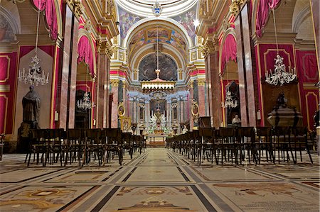 empty cathedrals europe - St. Paul's Cathedral, Mdina, Malta, Europe Stock Photo - Rights-Managed, Code: 841-06034507