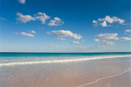 Surf doux sur Pink Sands Beach, Harbour Island, Eleuthera, The Bahamas, Antilles, Atlantique, l'Amérique centrale Photographie de stock - Rights-Managed, Code: 841-06030293