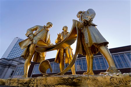 Boulton Statue, Birmingham, Midlands, England, United Kingdom, Europe Foto de stock - Con derechos protegidos, Código: 841-06030349