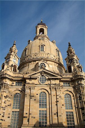 dresden - Frauenkirche, Dresden, Saxony, Germany, Europe Foto de stock - Con derechos protegidos, Código: 841-06030394