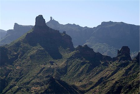 Découvre à Roque Nublo près de Tejeda, Gran Canaria, Iles Canaries, Espagne, Europe Photographie de stock - Rights-Managed, Code: 841-06030419