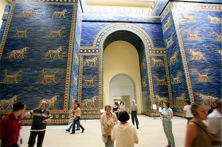 Ishtar Gate, Pergamon Museum, Berlin, Germany, Europe Stock Photo - Rights-Managed, Code: 841-06030428