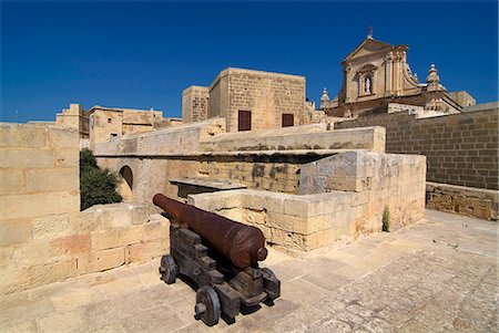 Victoria, citadel, Gozo, Malta, Mediterranean, Europe Foto de stock - Con derechos protegidos, Código: 841-06030469