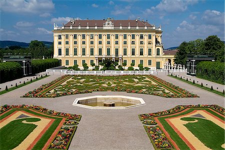 palacio de la ciudad - Schonbrunn Palace, UNESCO World Heritage Site, Vienna, Austria, Europe Foto de stock - Con derechos protegidos, Código: 841-06030504