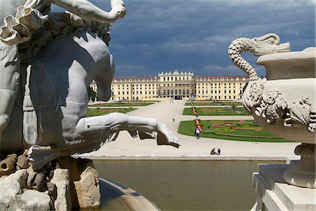 schloss schonbrunn - Schonbrunn Palace, UNESCO World Heritage Site, Vienna, Austria, Europe Foto de stock - Con derechos protegidos, Código: 841-06030503