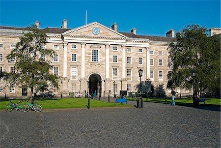 L'Université Trinity College, Dublin, Irlande, Europe Photographie de stock - Rights-Managed, Code: 841-06030535