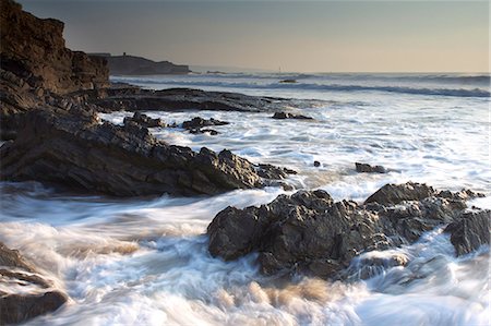 rough ocean - Summerleaze Beach, Bude, Cornwall, England, United Kingdom, Europe Stock Photo - Rights-Managed, Code: 841-06030629