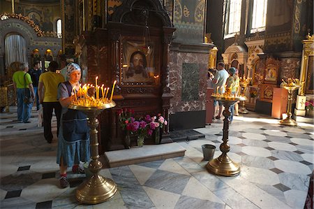 Saint Volodymyr's Cathedral, Kiev, Ukraine, Europe Foto de stock - Direito Controlado, Número: 841-06030663