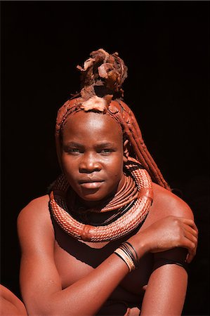 ethnic costume - Himba woman, Skeleton Coast National Park, Namibia, Africa Stock Photo - Rights-Managed, Code: 841-06030887