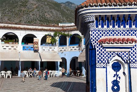 Chefchaouen (Chaouen), Tangeri-Tétouan région, montagnes du Rif, Maroc, Afrique du Nord, Afrique Photographie de stock - Rights-Managed, Code: 841-06030950