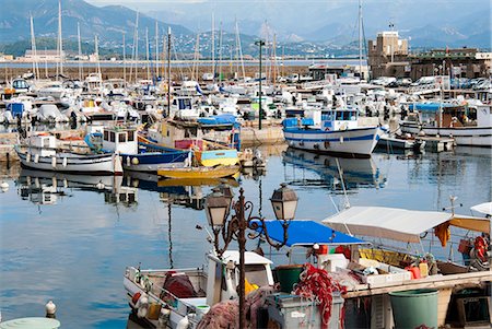 The port, Ajaccio, Corsica, France, Mediterranean, Europe Stock Photo - Rights-Managed, Code: 841-06030965