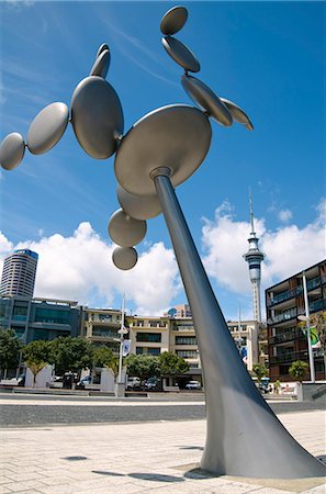 sculpture outdoors - Auckland, North Island, New Zealand, Pacific Stock Photo - Rights-Managed, Code: 841-06030969