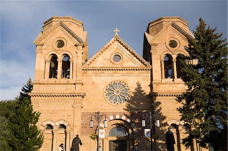 Cathedral Basilica of Saint Francis of Assisi, Santa Fe, New Mexico, United States of America, North America Stock Photo - Rights-Managed, Code: 841-06031024