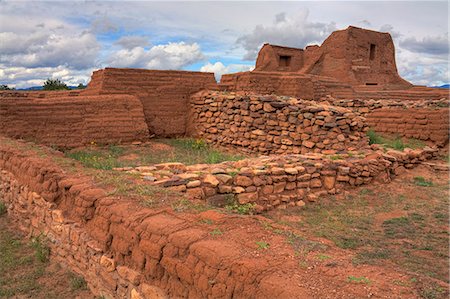 santa fe new mexico tourism - Pecos National Historical Park, Santa Fe, New Mexico, United States of America, North America Stock Photo - Rights-Managed, Code: 841-06031028