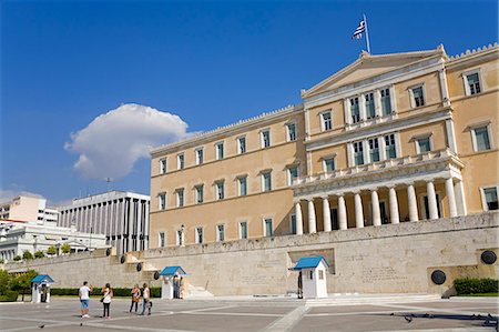 Bâtiment du Parlement, Athènes, Grèce, Europe Photographie de stock - Rights-Managed, Code: 841-06031064