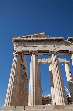 partenón - The Parthenon at the Acropolis, UNESCO World Heritage Site, Athens, Greece, Europe Foto de stock - Con derechos protegidos, Código: 841-06031185